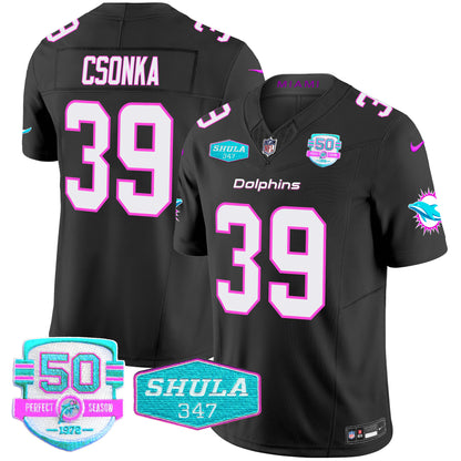 Men's Dolphins "Miami Vice" Vapor Limited Jersey V2 - All Stitched