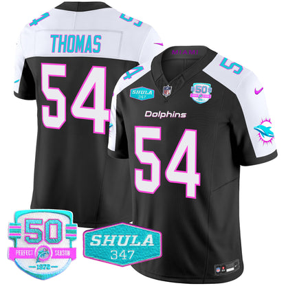 Men's Dolphins "Miami Vice" Vapor Limited Jersey V2 - All Stitched