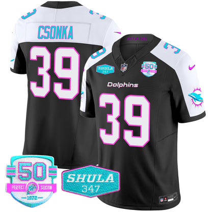 Men's Dolphins "Miami Vice" Vapor Limited Jersey V2 - All Stitched