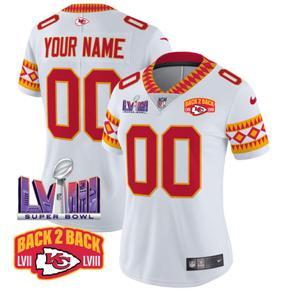 Chiefs Special Vapor Limited Custom Jersey - All Stitched