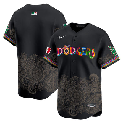 Los Angeles Dodgers Paisley Mexico Vapor Premier Limited Jersey - Printed