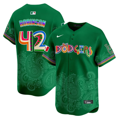 Los Angeles Dodgers Paisley Mexico Vapor Premier Limited Jersey - Printed