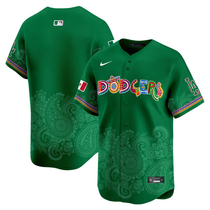 Los Angeles Dodgers Paisley Mexico Vapor Premier Limited Jersey - Printed