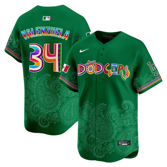 Los Angeles Dodgers Paisley Mexico Vapor Premier Limited Jersey - Printed