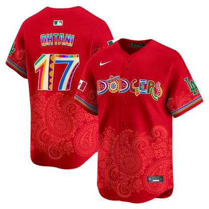 Los Angeles Dodgers Paisley Mexico Vapor Premier Limited Jersey - Printed