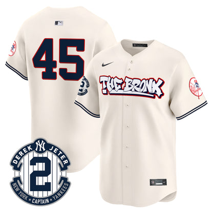 Men's New York Yankees The Bronx Graffiti Vapor Premier Limited Jersey V8 - All Stitched