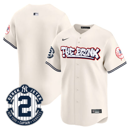 Men's New York Yankees The Bronx Graffiti Vapor Premier Limited Jersey V8 - All Stitched