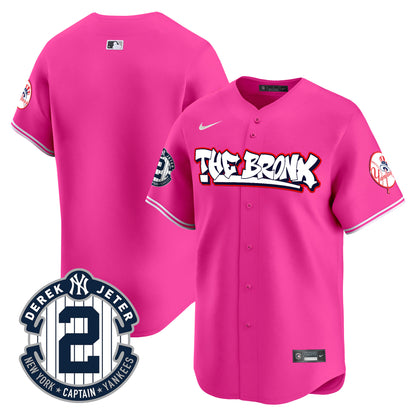 Men's New York Yankees The Bronx Graffiti Vapor Premier Limited Jersey V8 - All Stitched