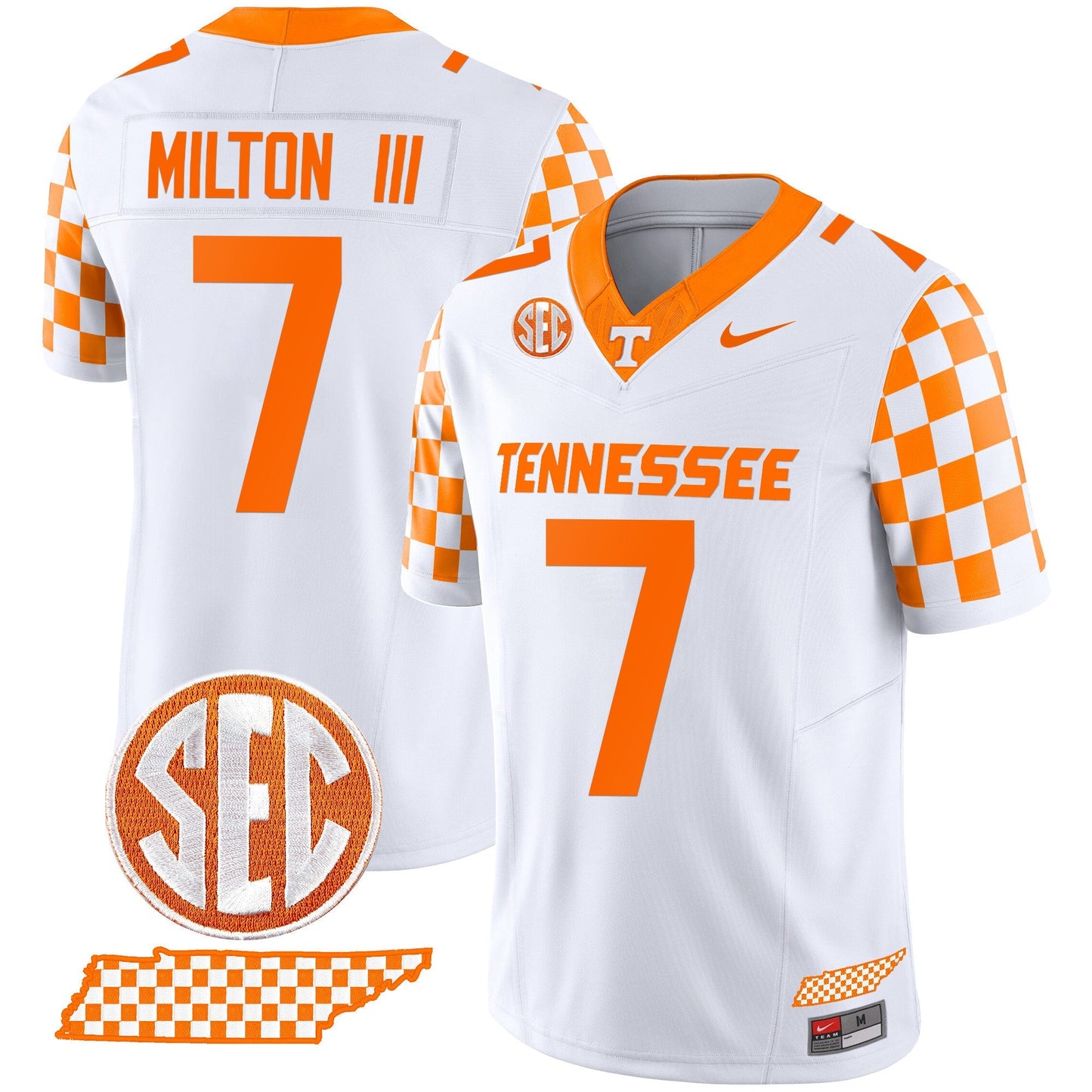 TENN 2024 Checkerboard Vapor Limited Jersey - All Stitched
