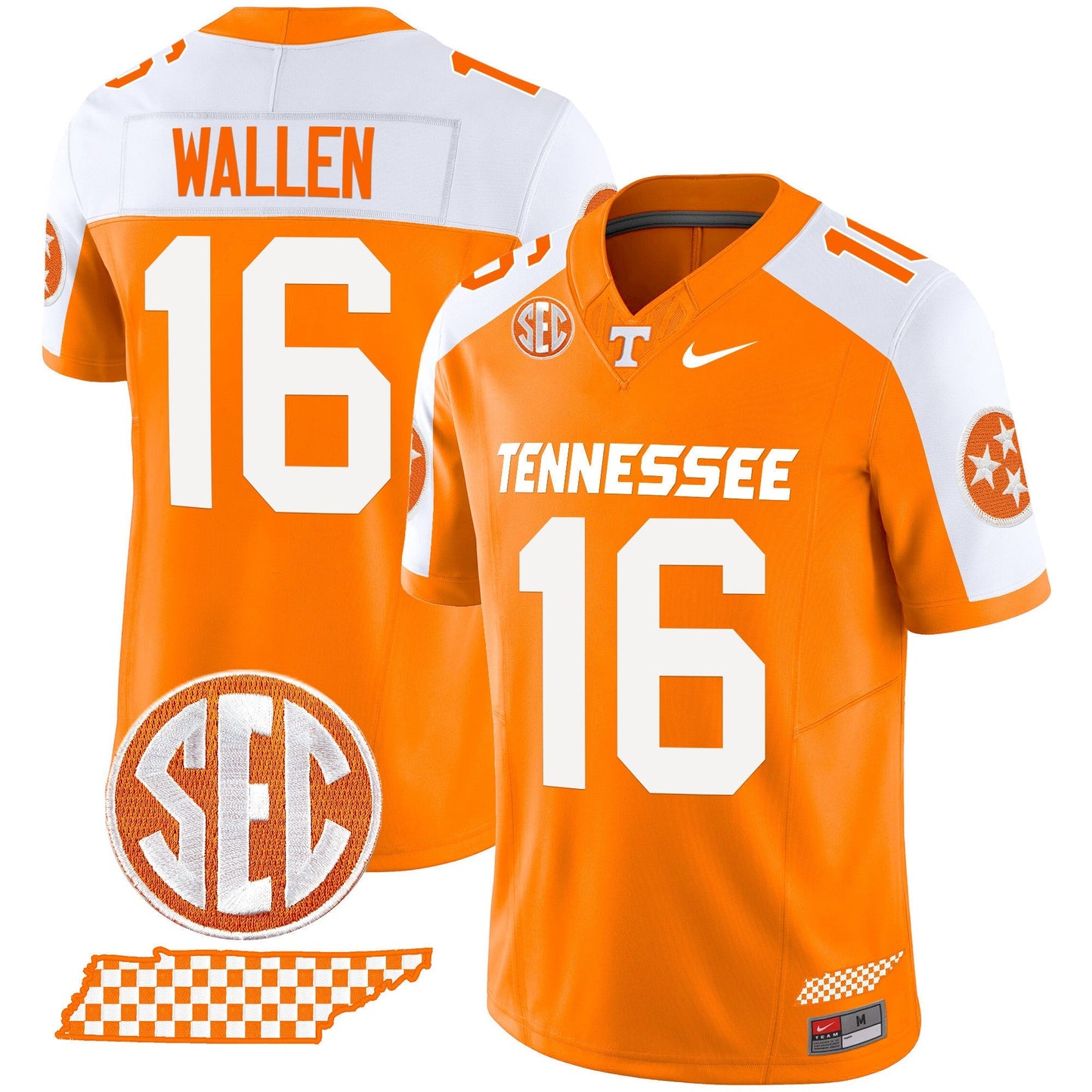 TENN 2024 Checkerboard Vapor Limited Jersey - All Stitched