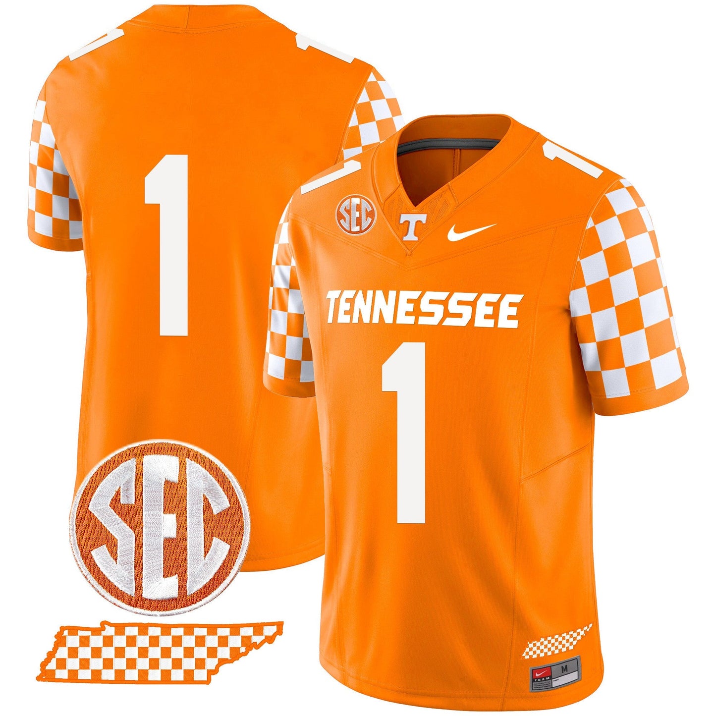 TENN 2024 Checkerboard Vapor Limited Jersey - All Stitched