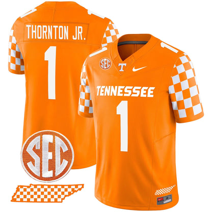 TENN 2024 Checkerboard Vapor Limited Jersey - All Stitched