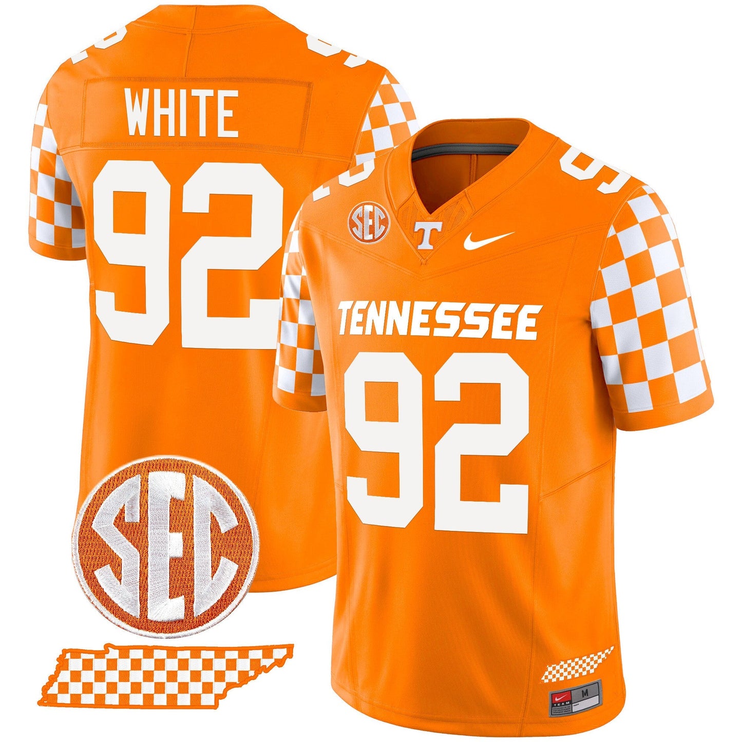 TENN 2024 Checkerboard Vapor Limited Jersey - All Stitched