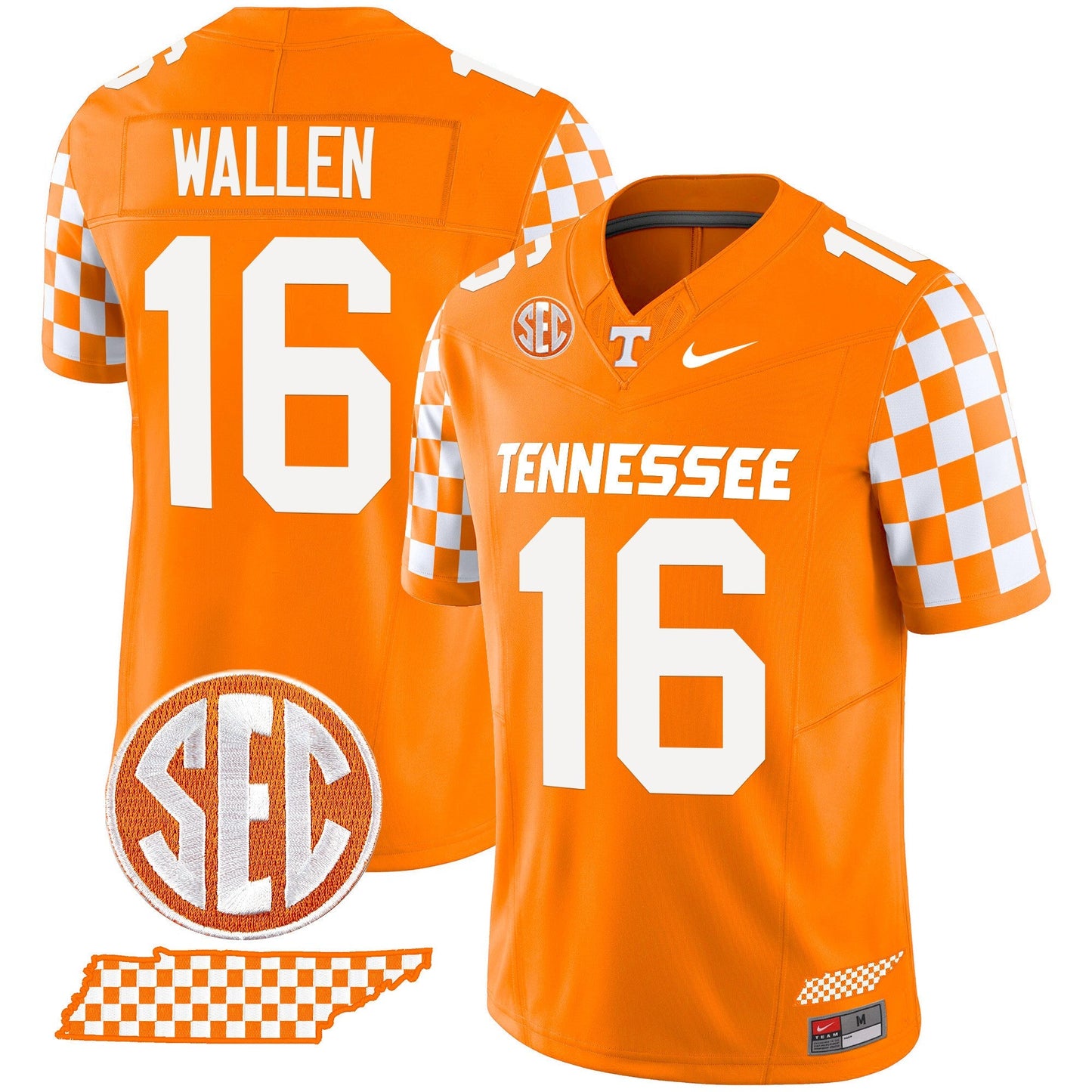 TENN 2024 Checkerboard Vapor Limited Jersey - All Stitched