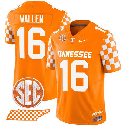 TENN 2024 Checkerboard Vapor Limited Jersey - All Stitched