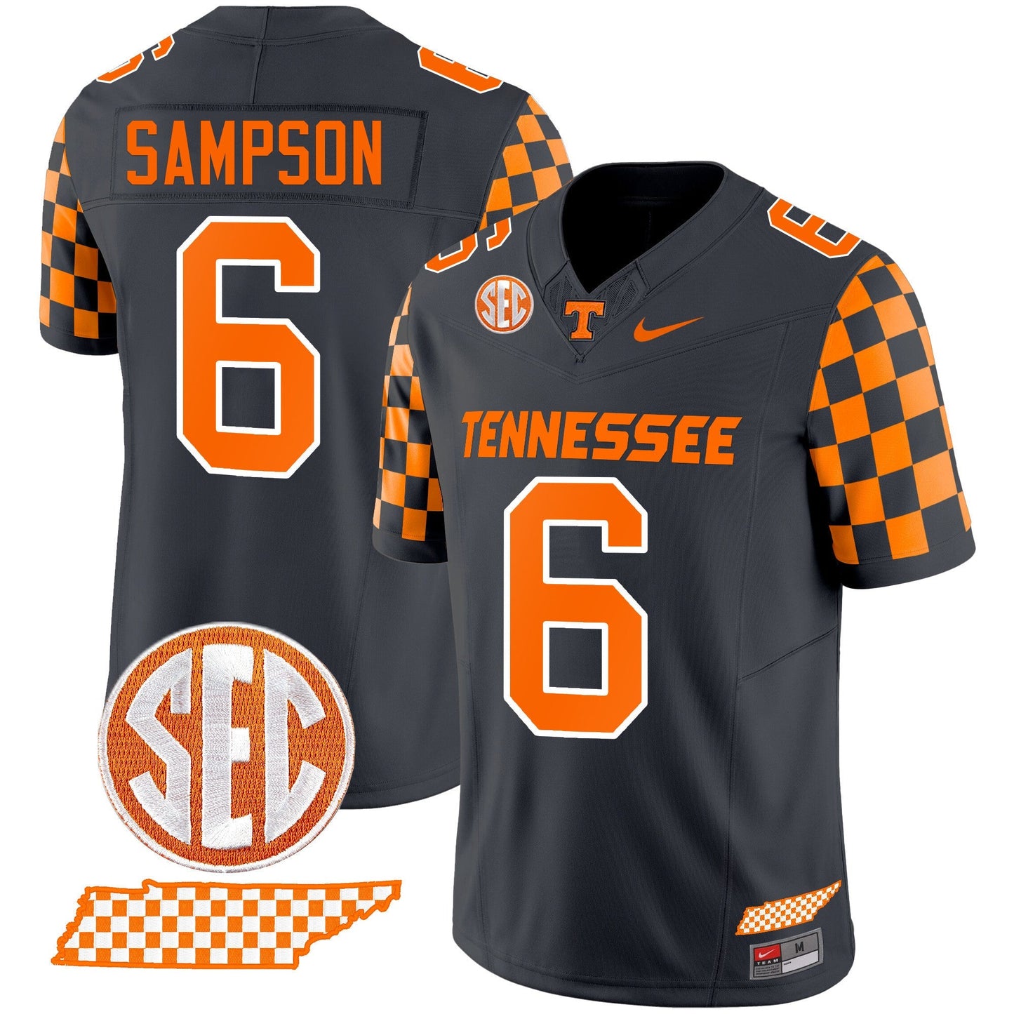 TENN 2024 Checkerboard Vapor Limited Jersey - All Stitched
