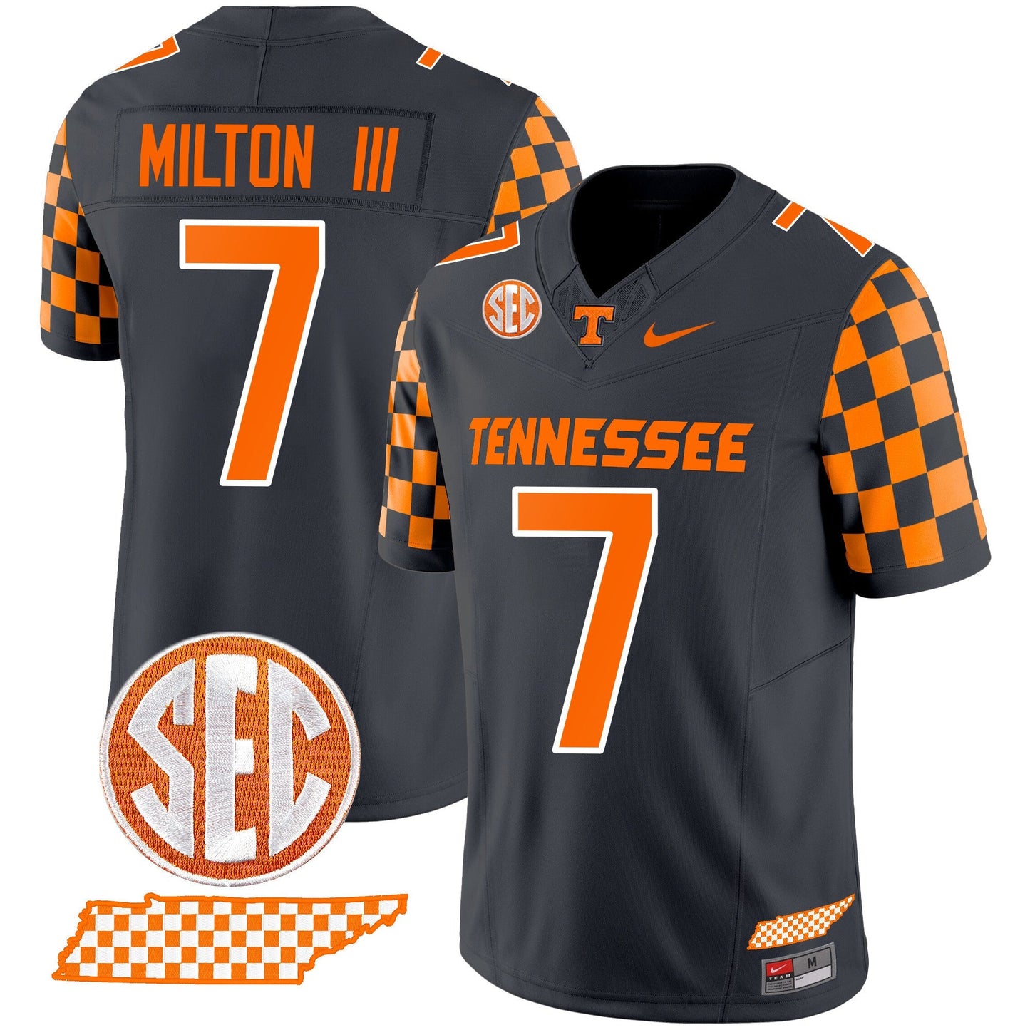 TENN 2024 Checkerboard Vapor Limited Jersey - All Stitched