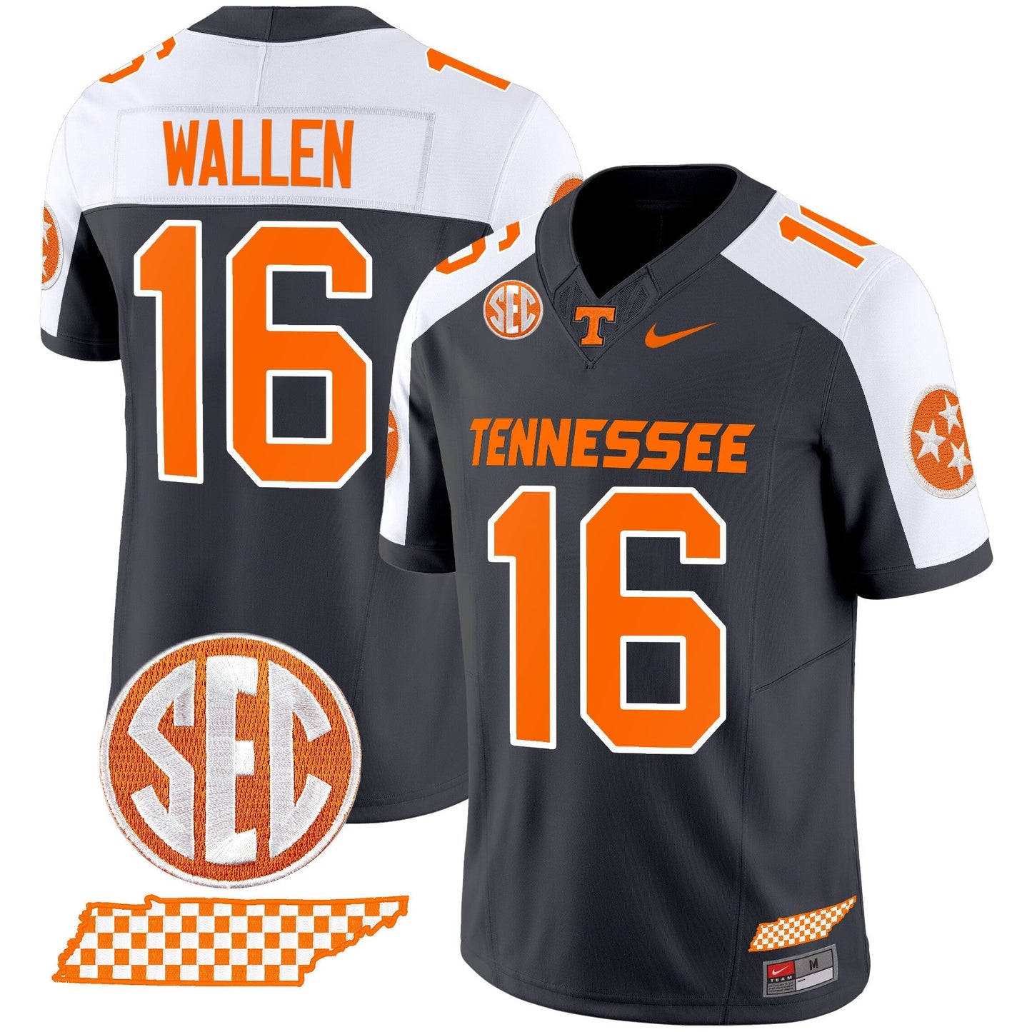 TENN 2024 Checkerboard Vapor Limited Jersey - All Stitched