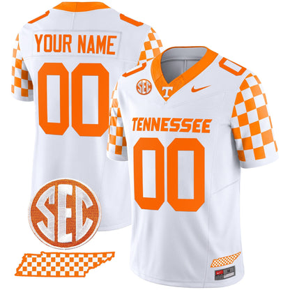 TENN 2024 Checkerboard Vapor Limited Custom Jersey - All Stitched