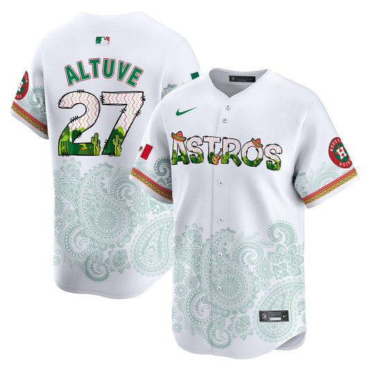 Houston Astros Paisley Mexico Vapor Premier Limited Jersey V4 - Printed