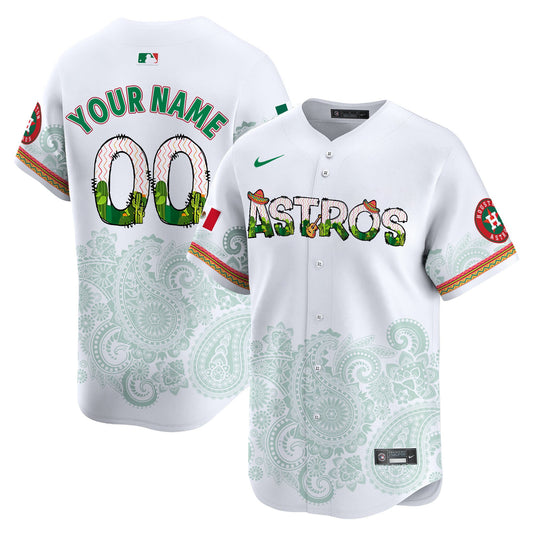 Houston Astros Paisley Mexico Vapor Premier Limited Custom Jersey V4 - Printed