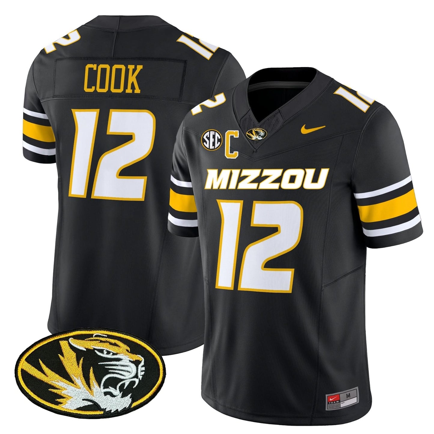 Missouri Tigers Vapor Limited Jersey - All Stitched