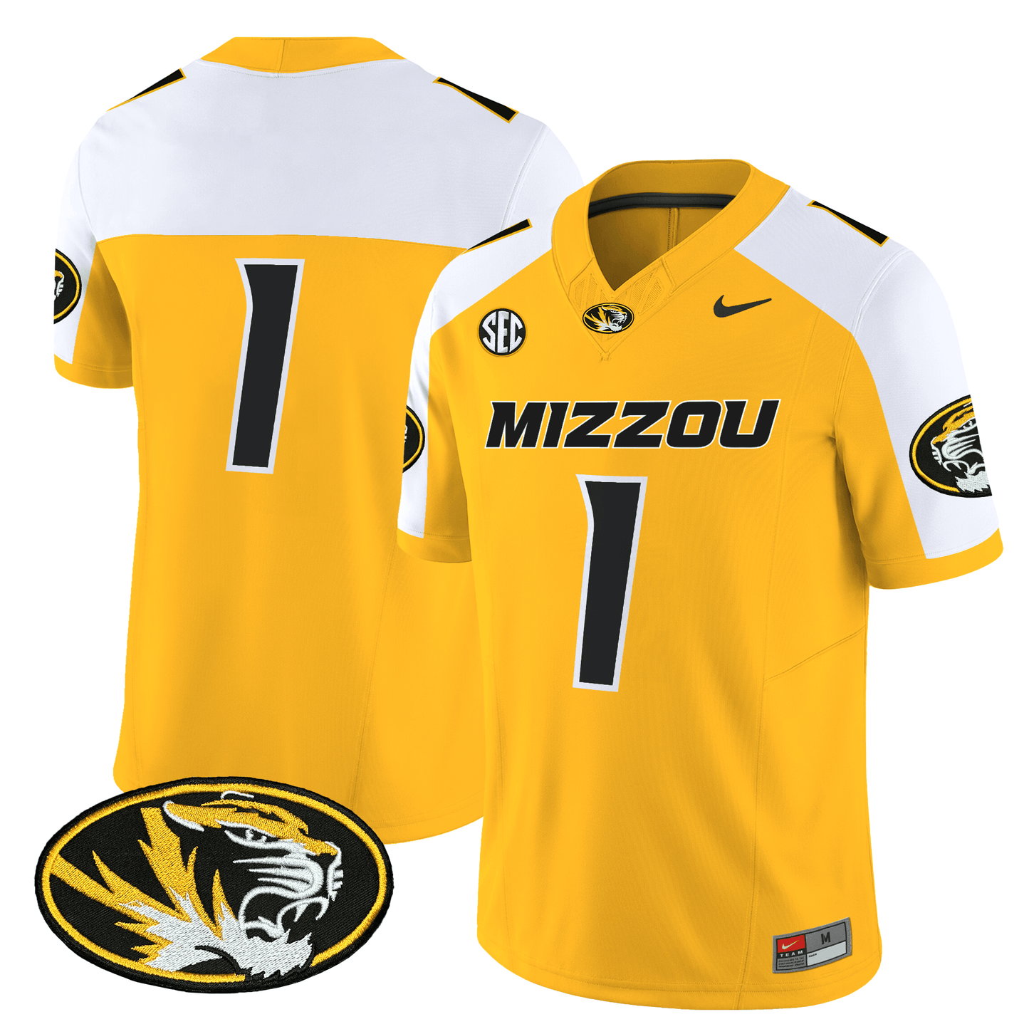 Missouri Tigers Vapor Limited Jersey - All Stitched