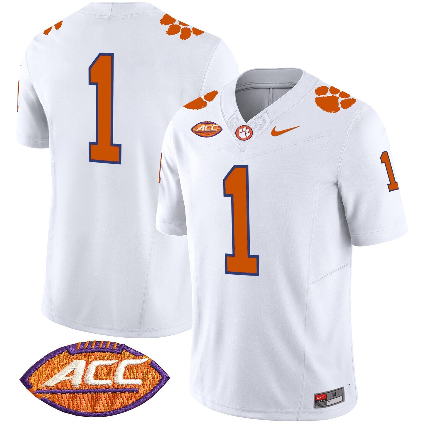 Men's Clemson Tigers 2025 Vapor Limited Jersey - All Stitched