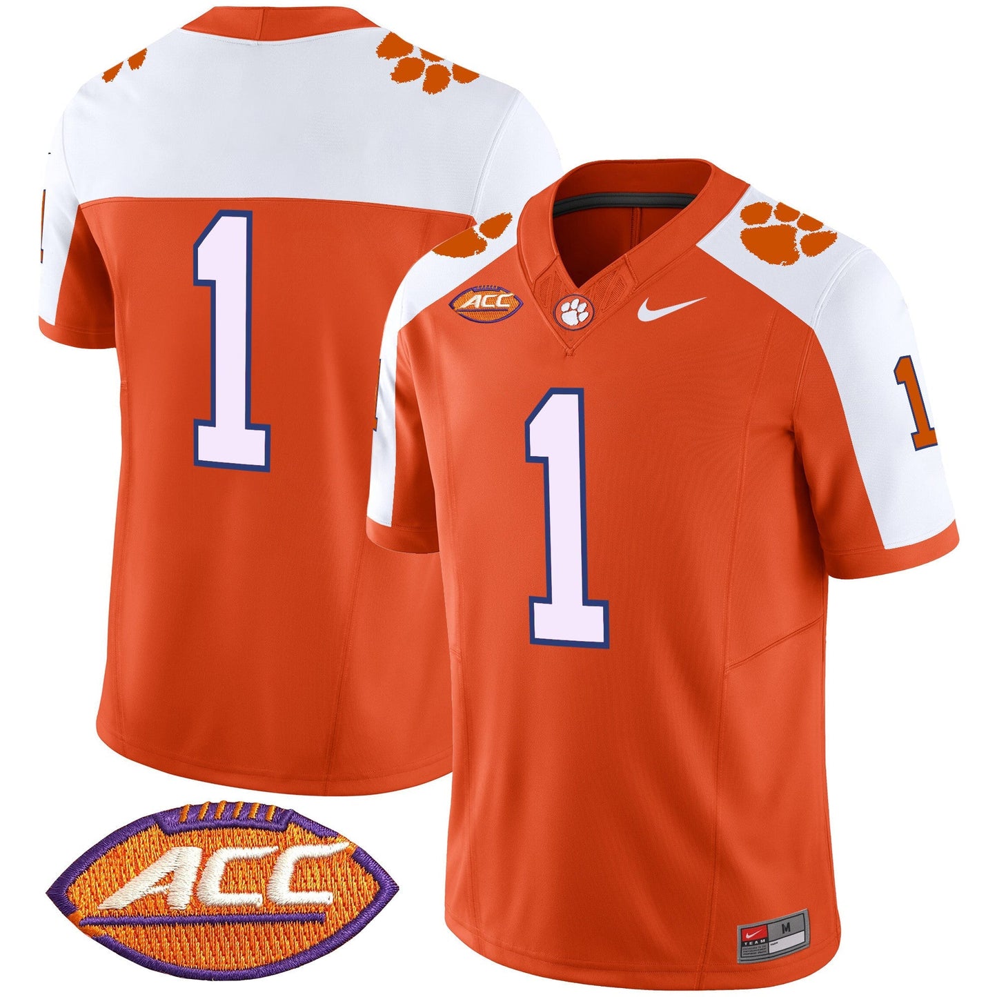 Men's Clemson Tigers 2025 Vapor Limited Jersey - All Stitched