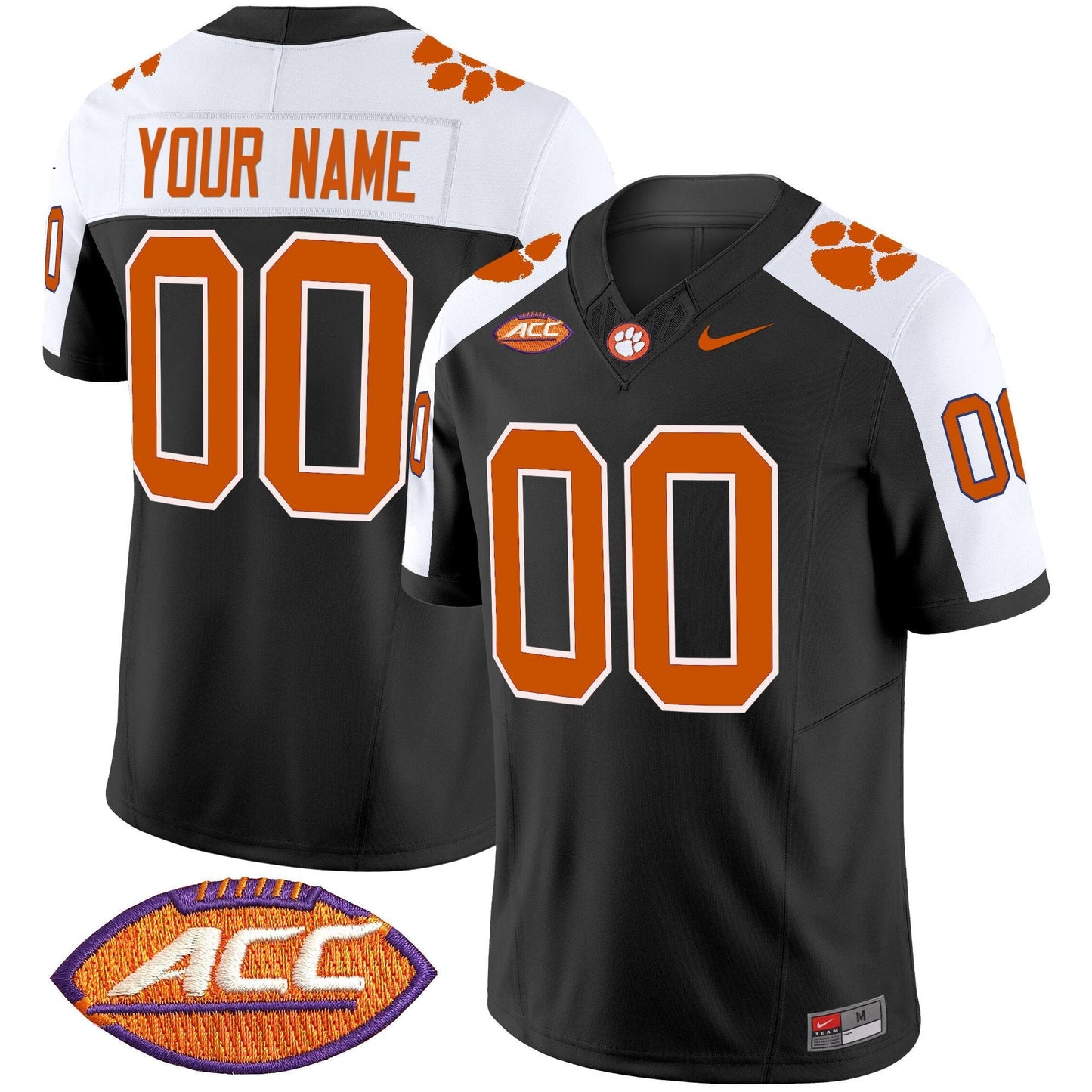 Clemson Tigers 2025 Vapor Limited Custom Jersey - All Stitched