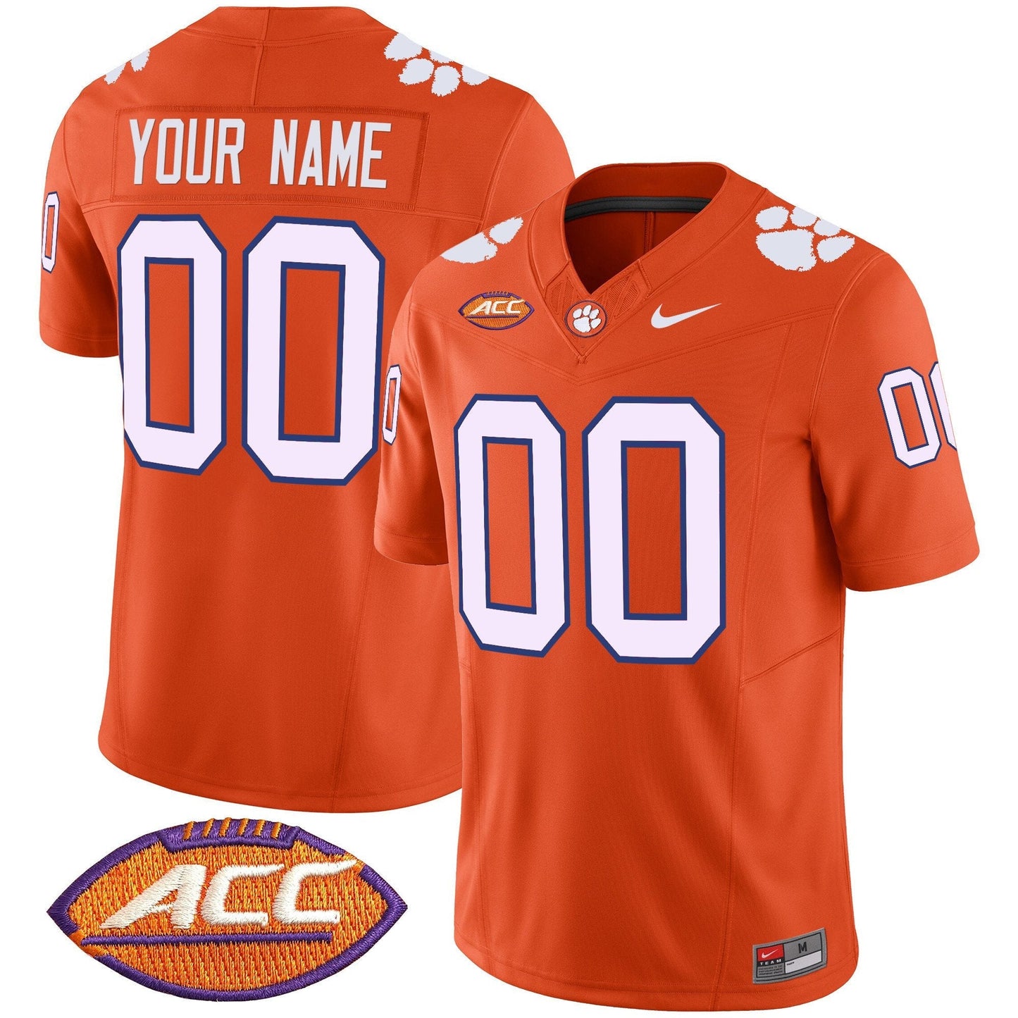 Clemson Tigers 2025 Vapor Limited Custom Jersey - All Stitched