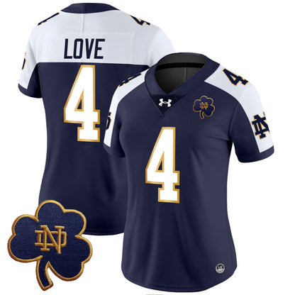 Women's Notre Dame Fighting Irish 2024 Vapor Limited Jersey V3 - All Stitched