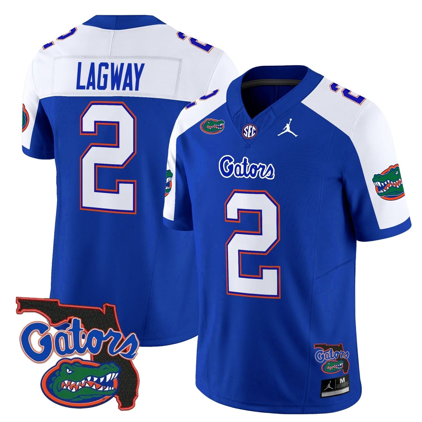 Florida Gators 2024 Florida Patch Vapor Limited Jersey - All Stitched