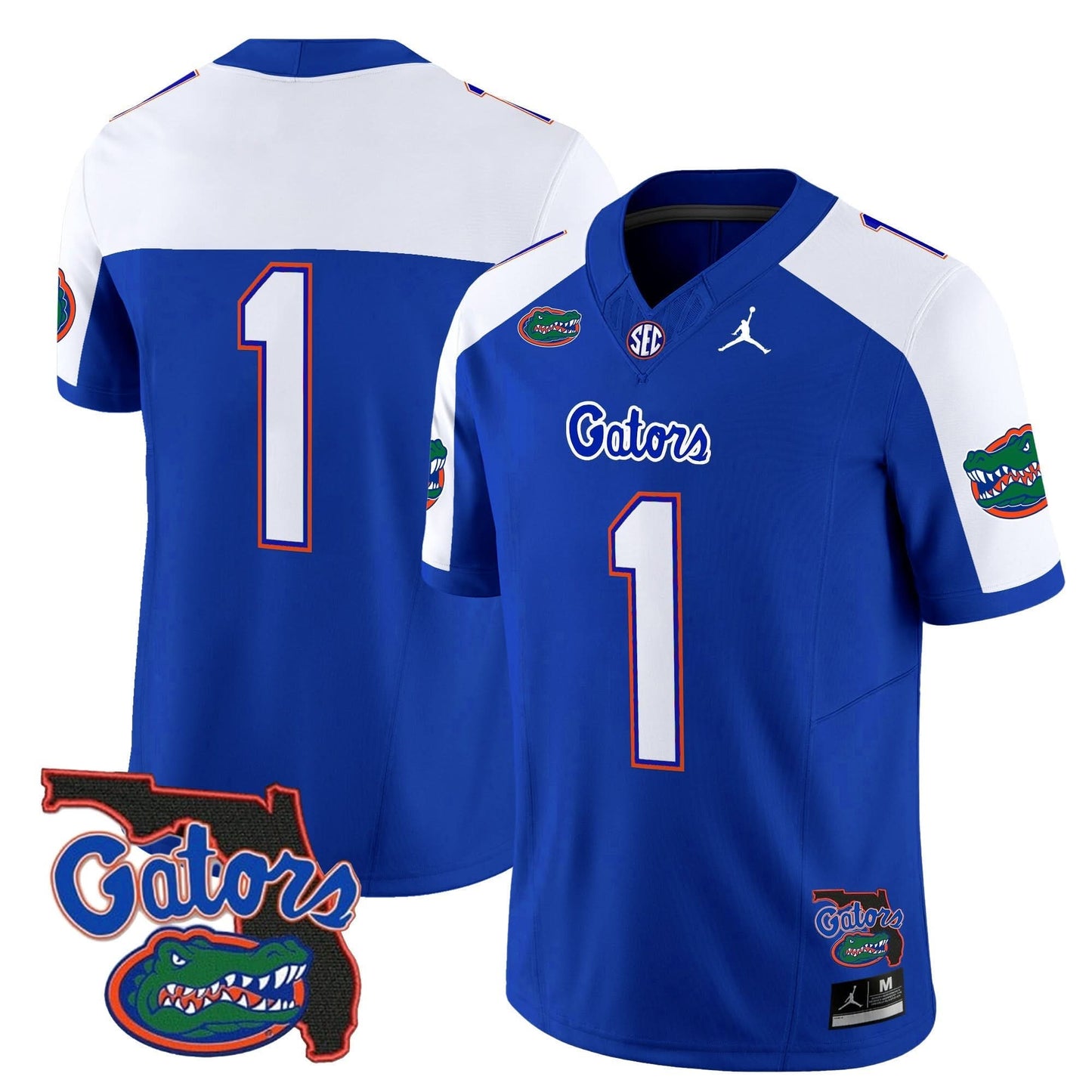 Florida Gators 2024 Florida Patch Vapor Limited Jersey - All Stitched