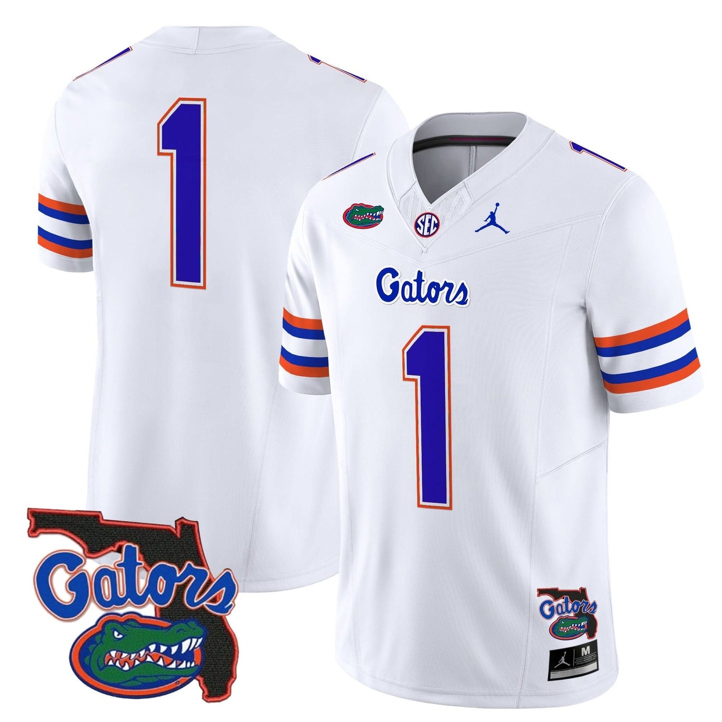 Florida Gators 2024 Florida Patch Vapor Limited Jersey - All Stitched