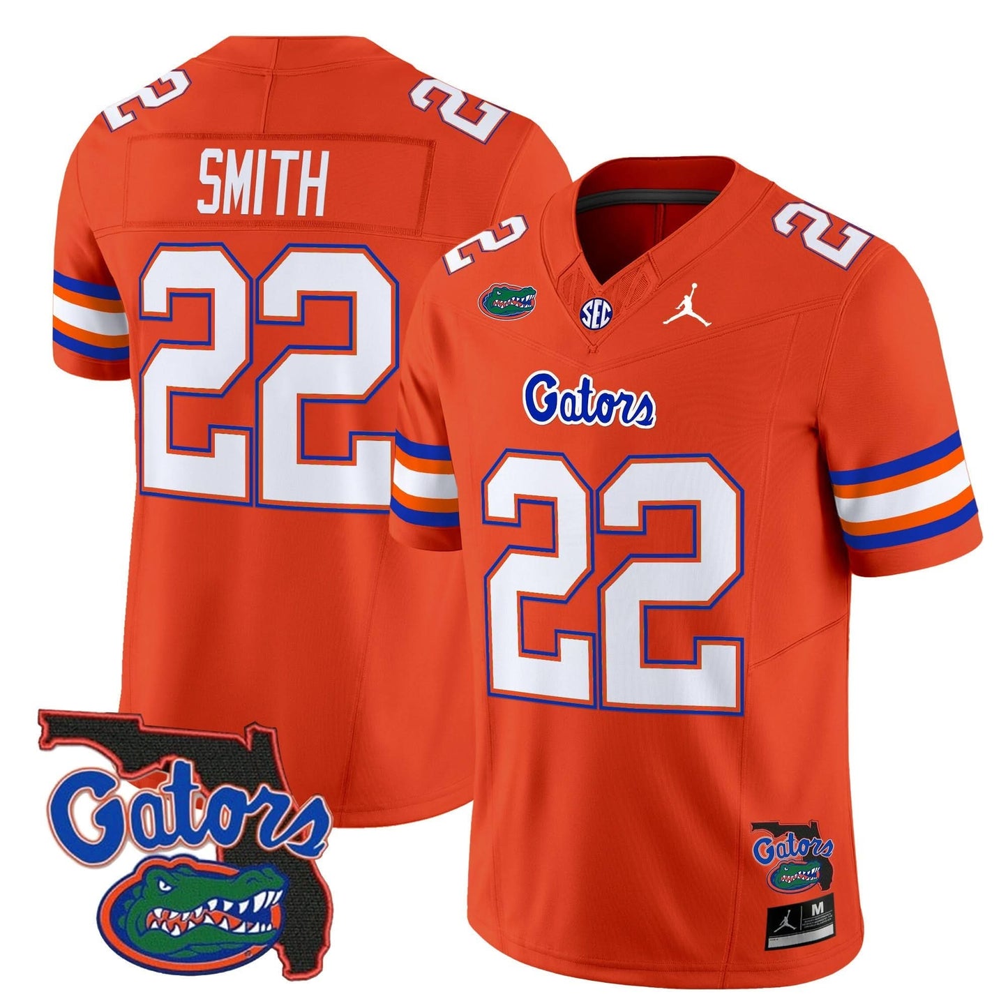 Florida Gators 2024 Florida Patch Vapor Limited Jersey - All Stitched