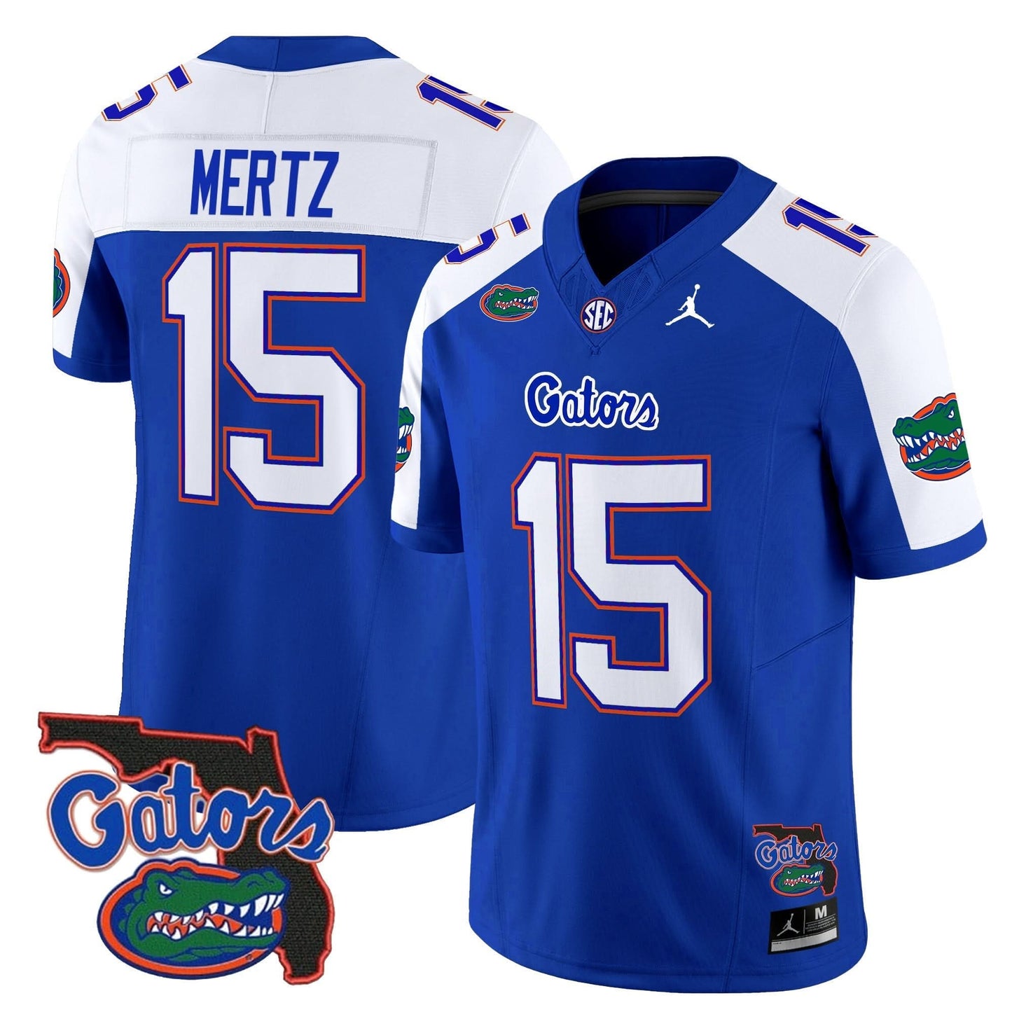 Florida Gators 2024 Florida Patch Vapor Limited Jersey - All Stitched