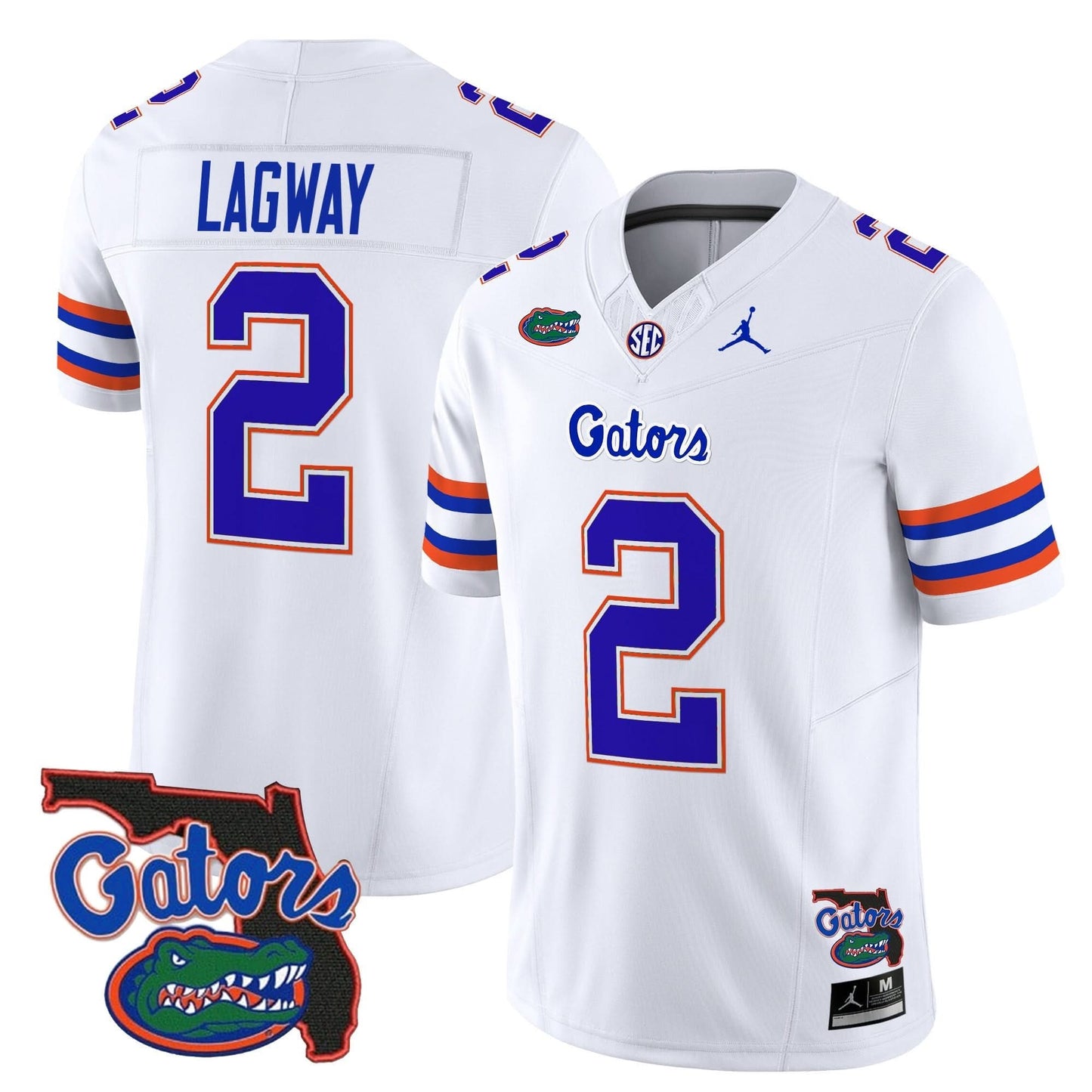 Florida Gators 2024 Florida Patch Vapor Limited Jersey - All Stitched