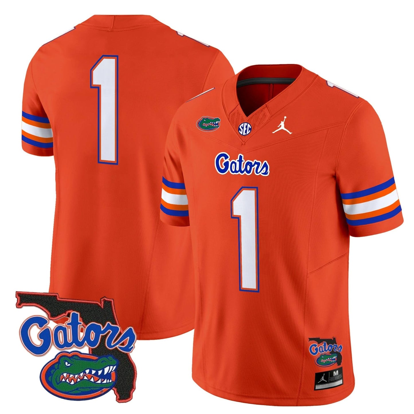 Florida Gators 2024 Florida Patch Vapor Limited Jersey - All Stitched