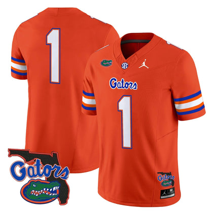 Florida Gators 2024 Florida Patch Vapor Limited Jersey - All Stitched