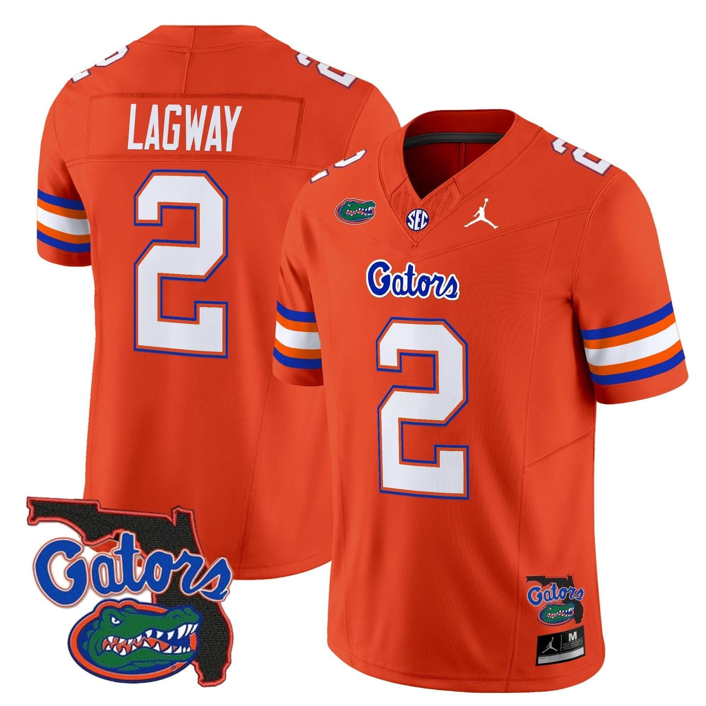 Florida Gators 2024 Florida Patch Vapor Limited Jersey - All Stitched