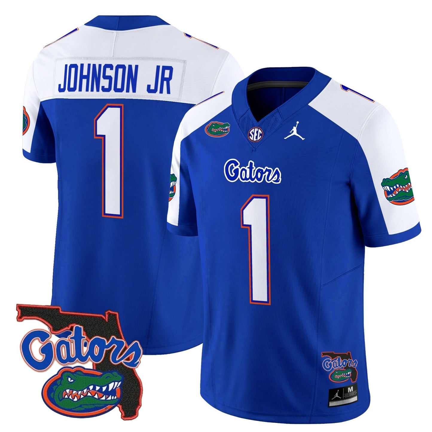 Florida Gators 2024 Florida Patch Vapor Limited Jersey - All Stitched