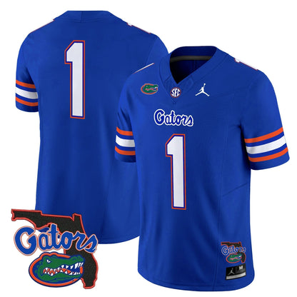 Florida Gators 2024 Florida Patch Vapor Limited Jersey - All Stitched