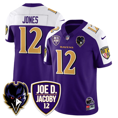 Ravens Purple Rising 2025 Vapor Limited Jersey - Stitched