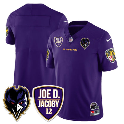 Ravens Purple Rising 2025 Vapor Limited Jersey - Stitched