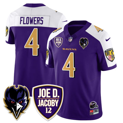 Ravens Purple Rising 2025 Vapor Limited Jersey - Stitched