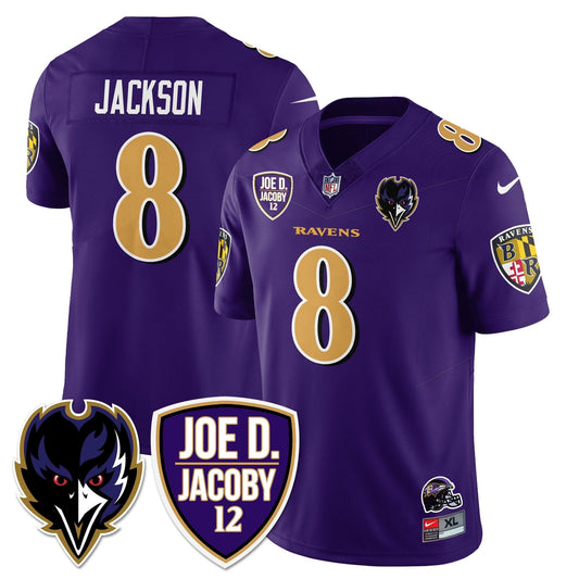 Ravens Purple Rising 2025 Vapor Limited Jersey - All Stitched