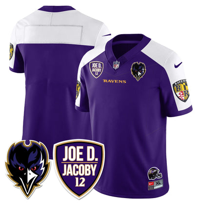 Ravens Purple Rising 2025 Vapor Limited Jersey - Stitched
