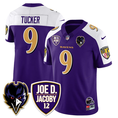 Ravens Purple Rising 2025 Vapor Limited Jersey - Stitched