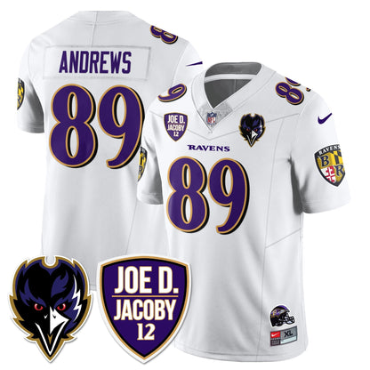 Ravens Purple Rising 2025 Vapor Limited Jersey - Stitched